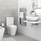 Back to Wall Close Coupled Toilet & Soft Close Seat - Alison Cork for Victorian Plumbing Profile La