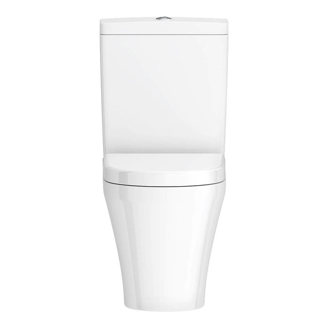 Alison Cork Back to Wall Close Coupled Toilet & Soft Close Seat - AC365 Large Image