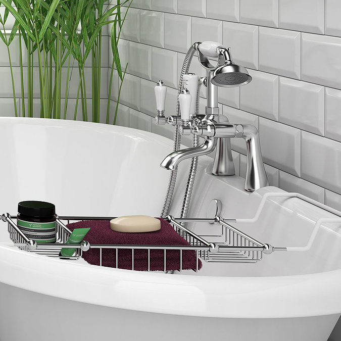 Traditional Freestanding Bath Shower Mixer & Shower Kit - Alison Cork for Victorian Plumbing  Featur