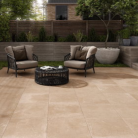 Alor Outdoor Beige Floor Tiles - 600 x 600mm