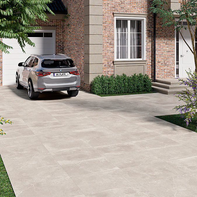 Alor Outdoor Grey Floor Tiles - 600 x 900mm