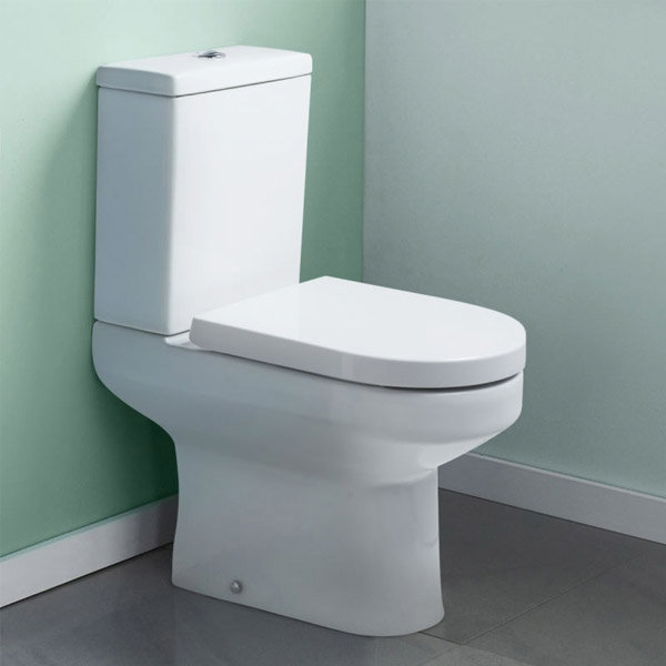 Alpha Close Coupled Toilet & Soft-Close Seat Profile Large Image