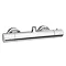 Alpha Round Top Outlet Shower Mixer Bar Valve - Chrome Large Image