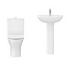 Alps 4-Piece Modern Bathroom Suite  In Bathroom Large Image