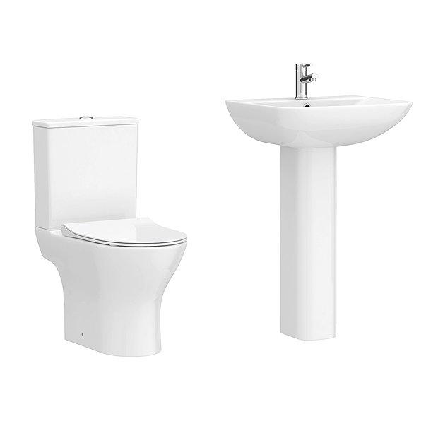 Alps 4Piece Modern Bathroom Suite Victorian Plumbing UK