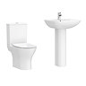 Alps 4-Piece Modern Bathroom Suite  Newest Large Image