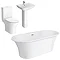 Alps Modern Free Standing Bathroom Suite  Standard Large Image