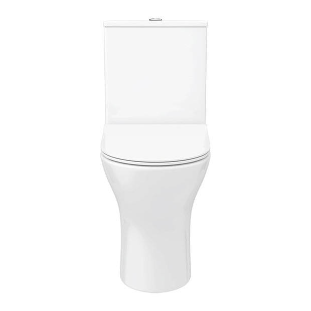 Alps Modern Rimless Short Projection Toilet + Soft Closing Seat  Feature Large Image