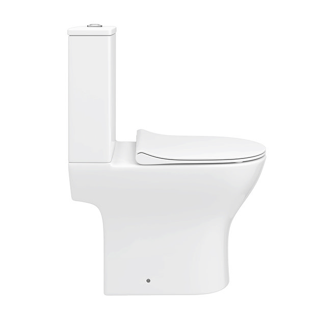 Alps Modern Rimless Short Projection Toilet + Soft Closing Seat ...