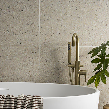 Altino Beige Terrazzo Effect Wall & Floor Tiles - 800 x 800mm