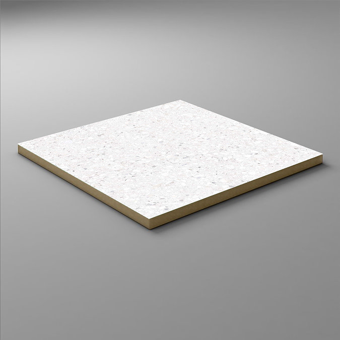 Altino White Terrazzo Effect Wall & Floor Tiles - 800 x 800mm
