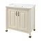 Alverton Traditional Vanity Unit with Basin - Ivory 800mm Large Image