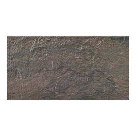 Alvito Dark Brown Stone Effect Rectified Wall and Floor Tiles - 316 x 608mm