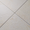 Alvito White Stone Effect Rectified Wall and Floor Tiles - 316 x 608mm