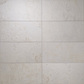 Alvito White Stone Effect Rectified Wall and Floor Tiles - 316 x 608mm