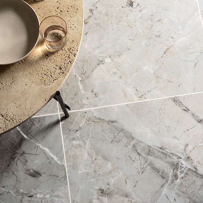 Amadeo Marble Effect Wall & Floor Tiles - 600 x 600mm