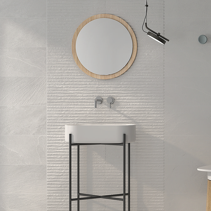Amador Decor Beige Slate Effect Wall Tiles