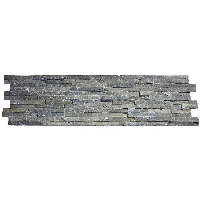 Amaro Grey Stone Cladding Panels - 400 x 100mm Large Image