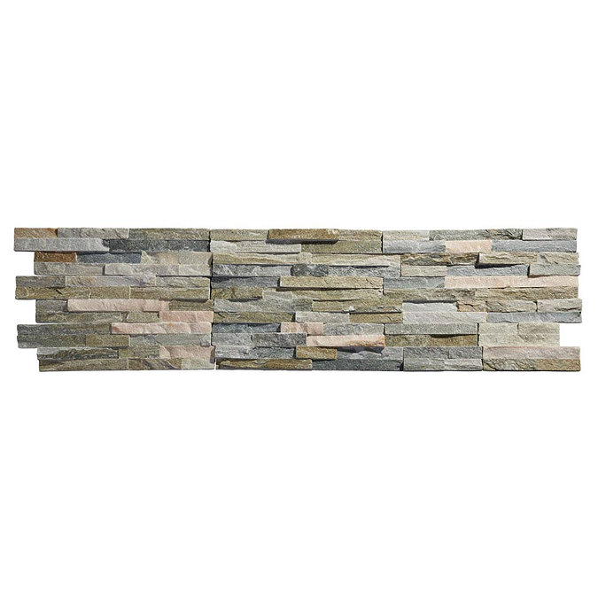 Amaro Stone Colour Stone Cladding Panels - 400 x 100mm Large Image