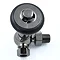 Amberley Thermostatic Corner Radiator Valves - Black Nickel Standard Large Image