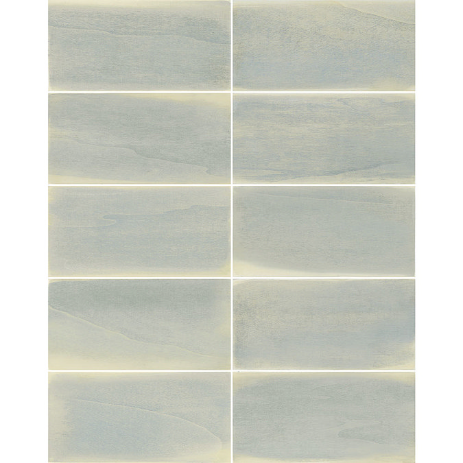Amos Blue Wood Effect Wall Tiles - 125 x 250mm Profile Large Image