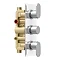 Amos Concealed Thermostatic Triple Shower Valve  In Bathroom Large Image