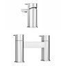 Amos Modern Tap Package (Bath + Basin Tap)  In Bathroom Large Image