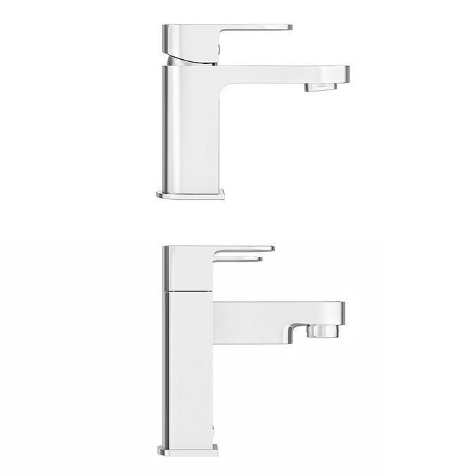 Amos Modern Tap Package (Bath + Basin Tap)  additional Large Image