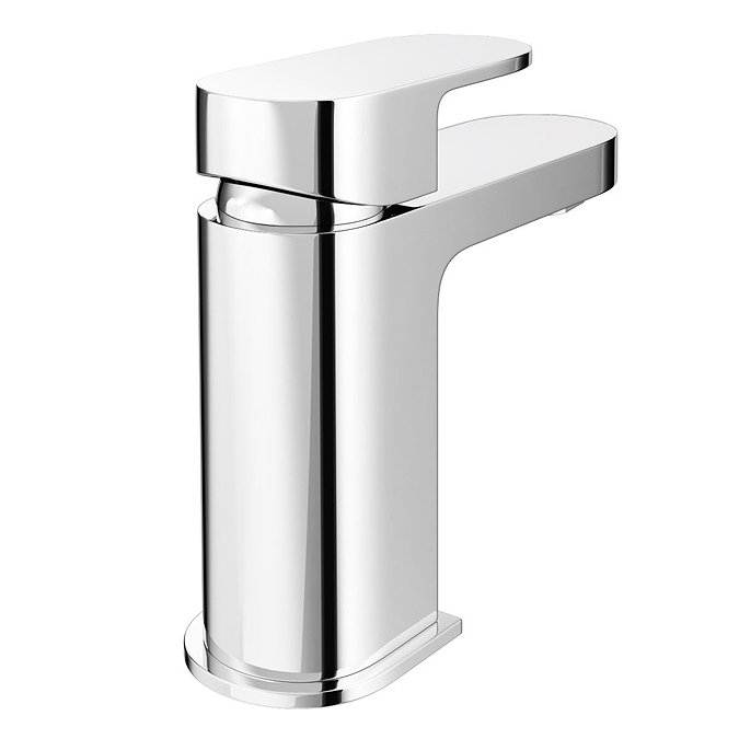 Amos Mono Basin Mixer Tap + Click Clack Waste  Profile Large Image