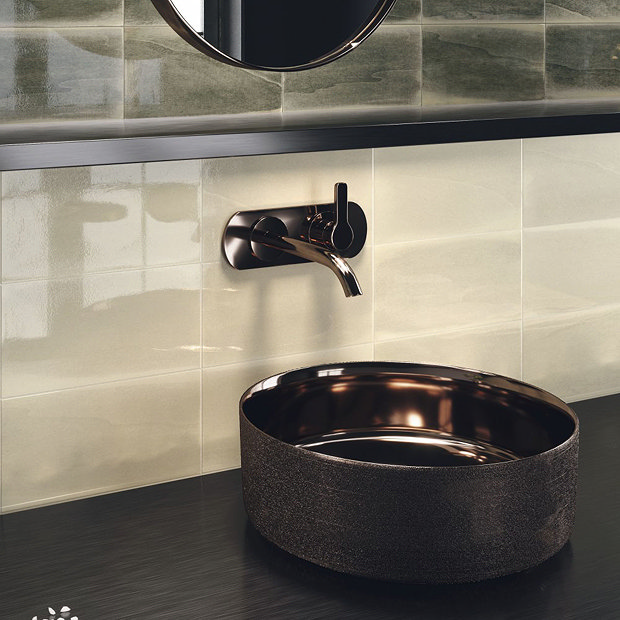 Amos White Wood Effect Wall Tiles 125 x 250mm