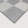 Andola Chequered Grey Stone Effect Wall Tiles - 250 x 500mm