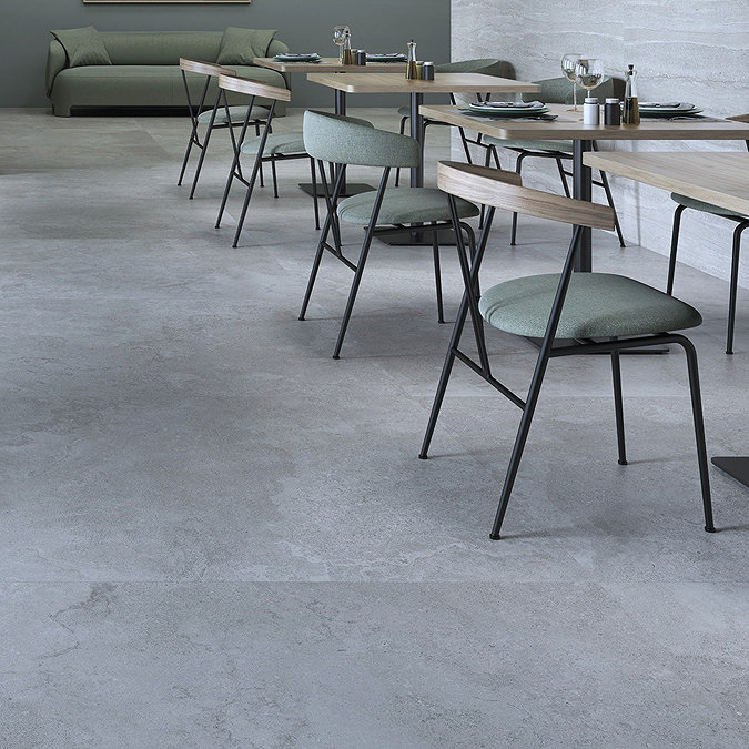 Andrada Dark Grey Stone Effect Wall and Floor Tiles - 900 x 900mm