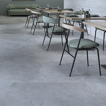 Andrada Dark Grey Stone Effect Wall and Floor Tiles - 900 x 900mm