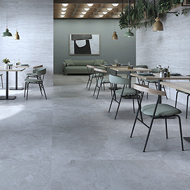 Andrada Light Grey Stone Effect Wall and Floor Tiles - 900 x 900mm