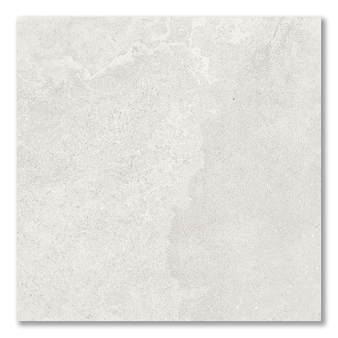Andrada White Stone Effect Wall and Floor Tiles - 900 x 900mm