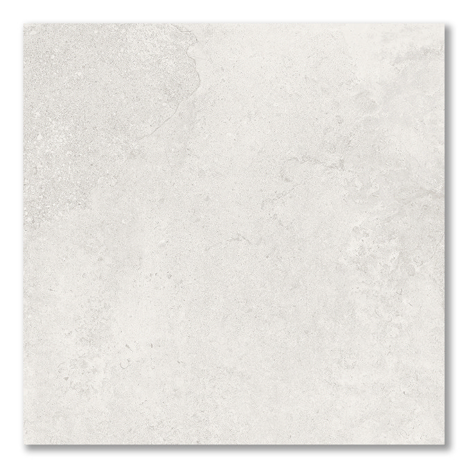 Andrada White Stone Effect Wall and Floor Tiles - 900 x 900mm