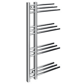 Angelo Designer Heated Towel Rail W500 x H900mm - Chrome Large Image