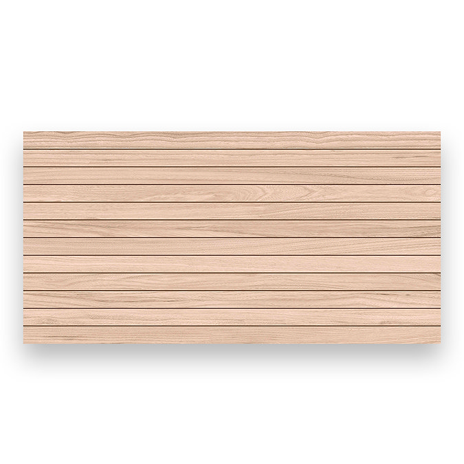 Antero Slatted Wood Effect Wall Tiles - 300 x 600mm