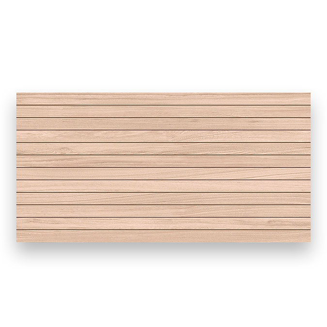 Antero Slatted Wood Effect Wall Tiles - 300 x 600mm