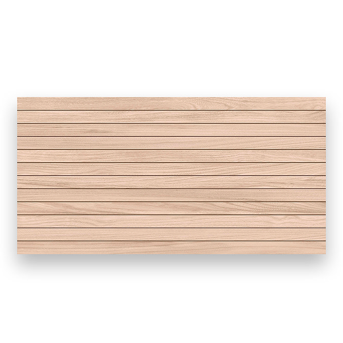 Antero Slatted Wood Effect Wall Tiles - 300 x 600mm