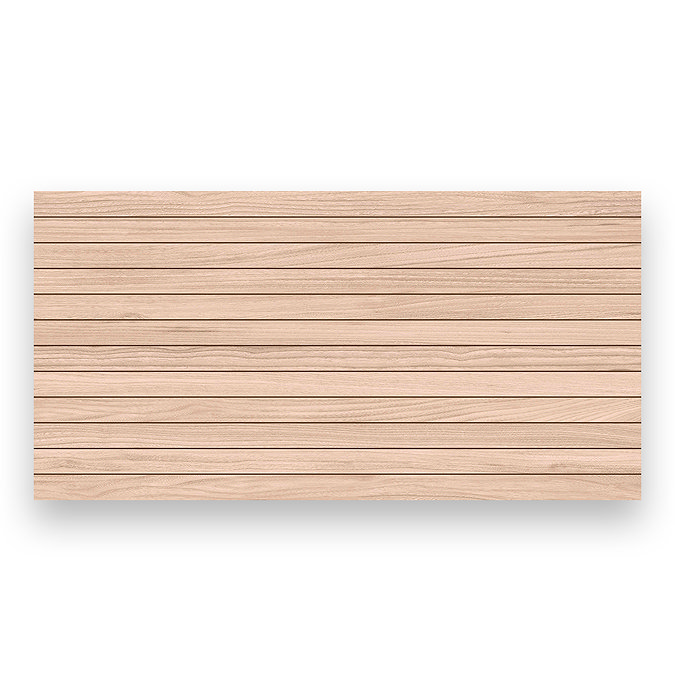 Antero Slatted Wood Effect Wall Tiles - 300 x 600mm