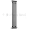 Hudson Reed Strand Vertical Designer Radiator - Anthracite - HLA46 Large Image