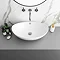 Antonio Double Ended Curved Free Standing Bath Suite  In Bathroom Large Image