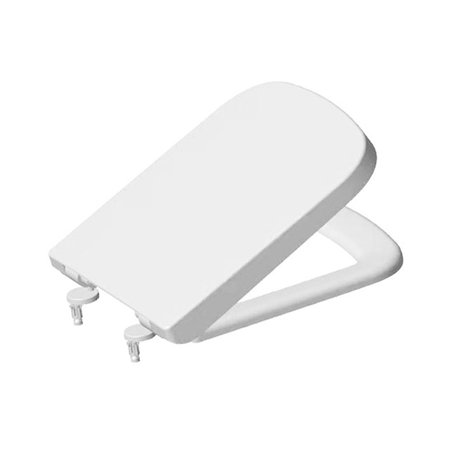 Anzio Square Comfort Height Toilet + Soft Close Seat Feature Large Image