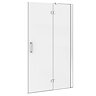 Apollo 1000mm Frameless Hinged Shower Door  Profile Large Image
