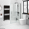 Apollo 1000mm Frameless Hinged Shower Door Large Image