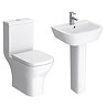 Apollo 4-Piece Modern Bathroom Suite Profile Large Image