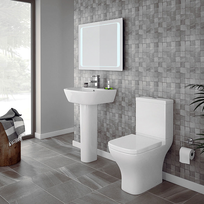 Apollo 4-Piece Modern Bathroom Suite Large Image