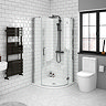 Apollo 900x900mm Frameless Single Door Quadrant Enclosure - R/H Opening Large Image