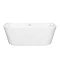 Apollo Back To Wall Modern Curved Bath (1700 x 800mm)  Standard Large Image